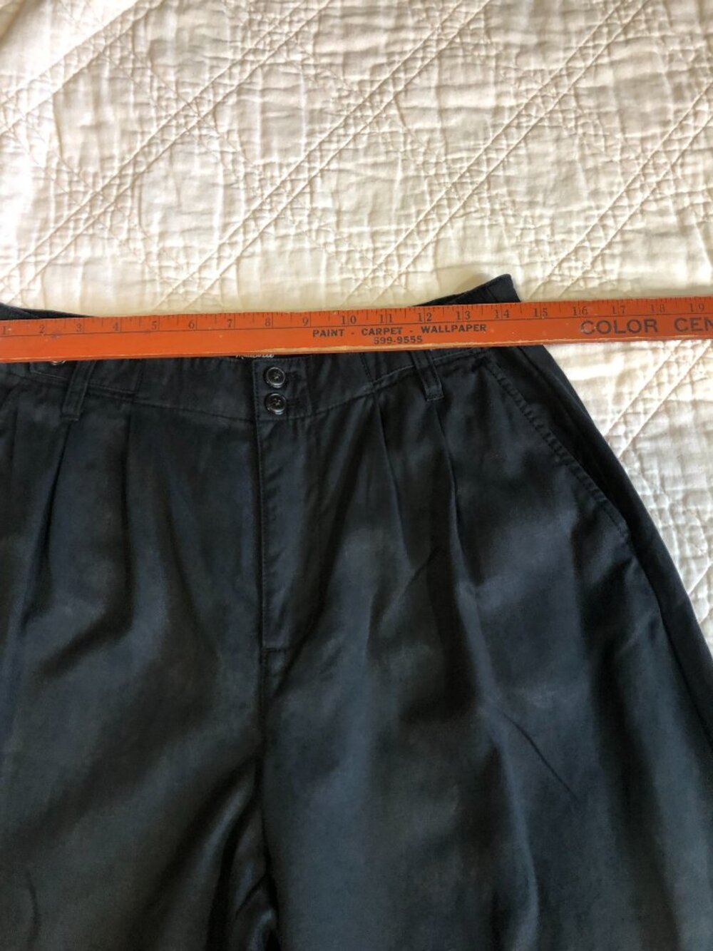 Madewell Women’s Black Slacks Pants, Size 4P - Picture 4 of 15